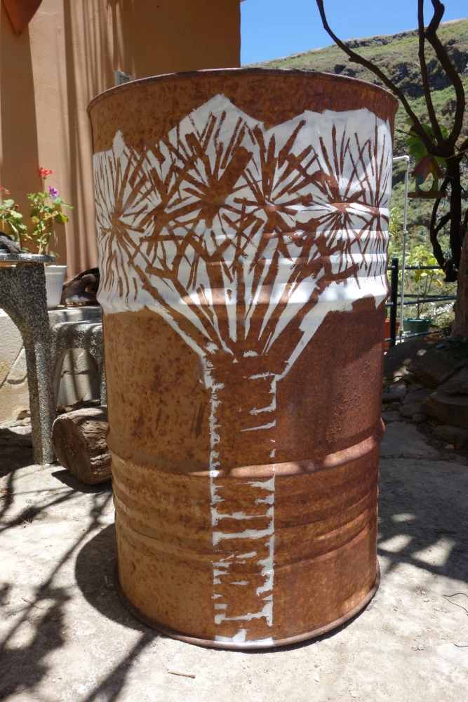 Dragon Tree Oil Drum